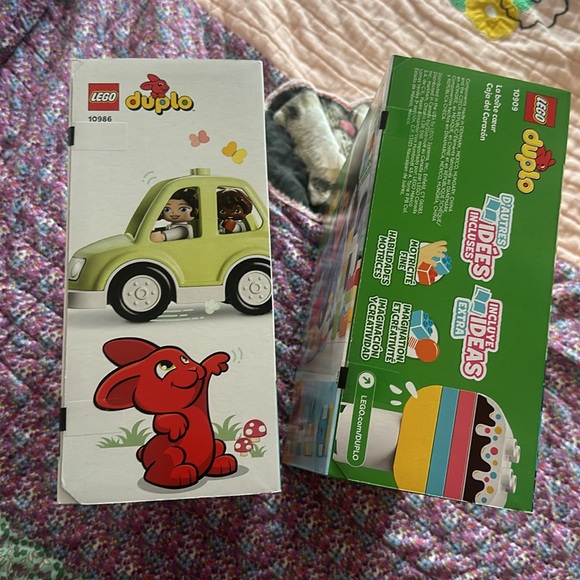 New Duplo Lego Kits Toddler Toys Family House on Wheels Heart Box Loose Bricks - Picture 7 of 9